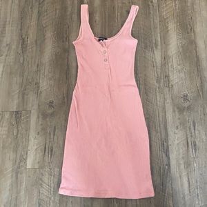 Pink pencil dress